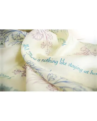 Scarves Fox and Chave Jane Austen Silk Habotai Scarf £42.00