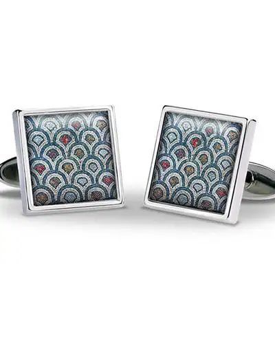 Others Fox and Chave Rhodes Mosaic Cufflinks £29.00