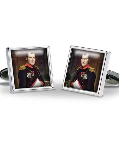 Fly the Flag Fox and Chave Napoleon Cufflinks £29.00