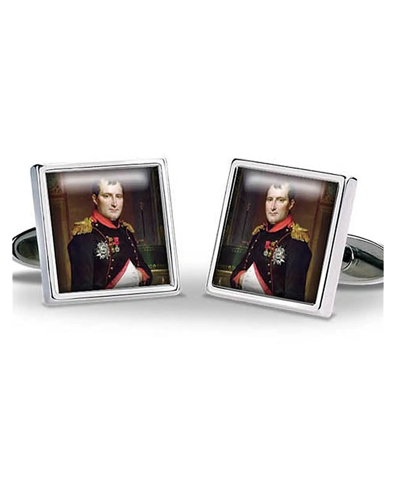 Fly the Flag Fox and Chave Napoleon Cufflinks £29.00