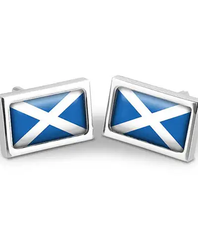 Others Fox and Chave Scottish Saltire Cufflinks £29.00