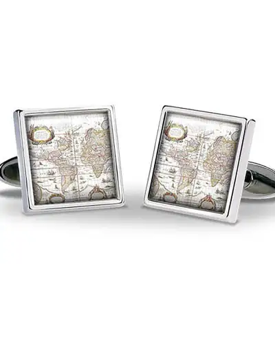 Others Fox and Chave Mappa Mundi Cufflinks £29.00