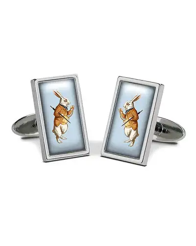 Others Fox and Chave White Rabbit Cufflinks £29.00