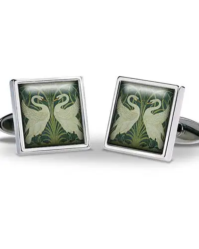 Others Fox and Chave Walter Crane Swans Cufflinks £29.00
