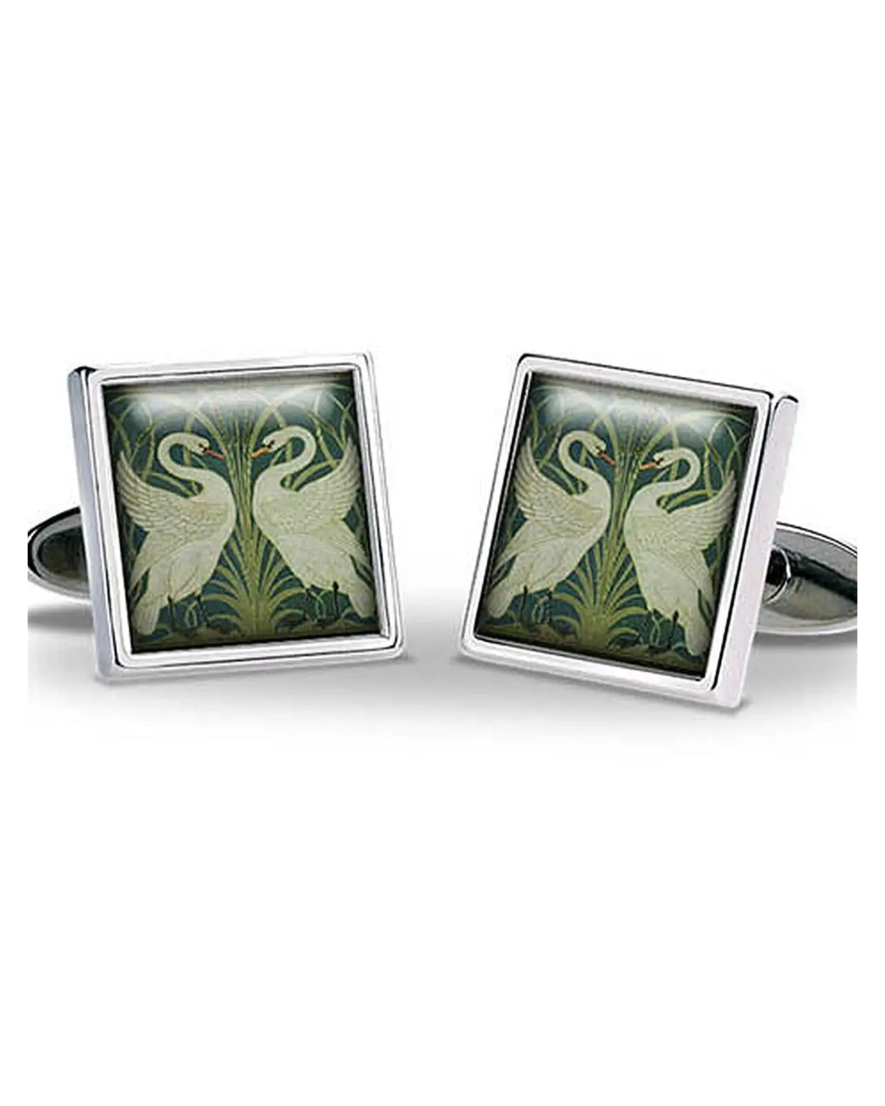 Others Fox and Chave Walter Crane Swans Cufflinks £29.00