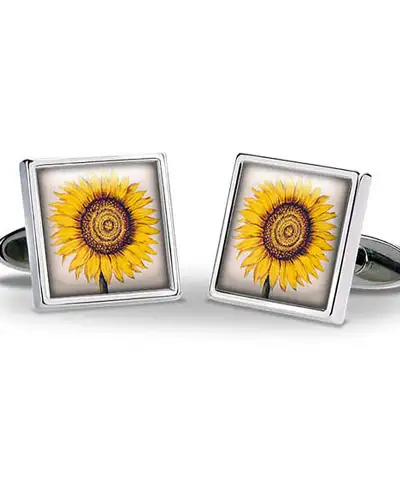 Others Fox and Chave Sunflower Cufflinks £29.00