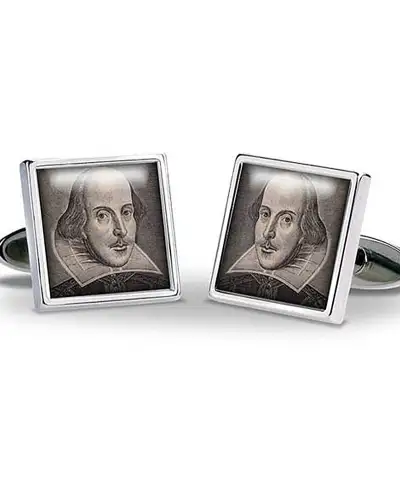 Cufflinks Fox and Chave Shakespeare Portrait Cufflinks £29.00