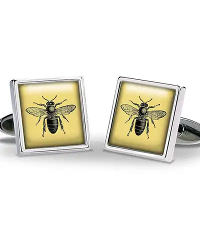 Others Fox and Chave Bee Gold Cufflinks £29.00