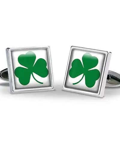 Others Fox and Chave Shamrock Cufflinks £29.00