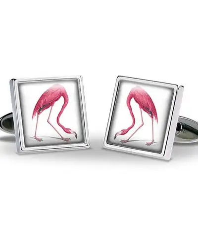 Others Fox and Chave Aubudon Flamingo Cufflinks £29.00