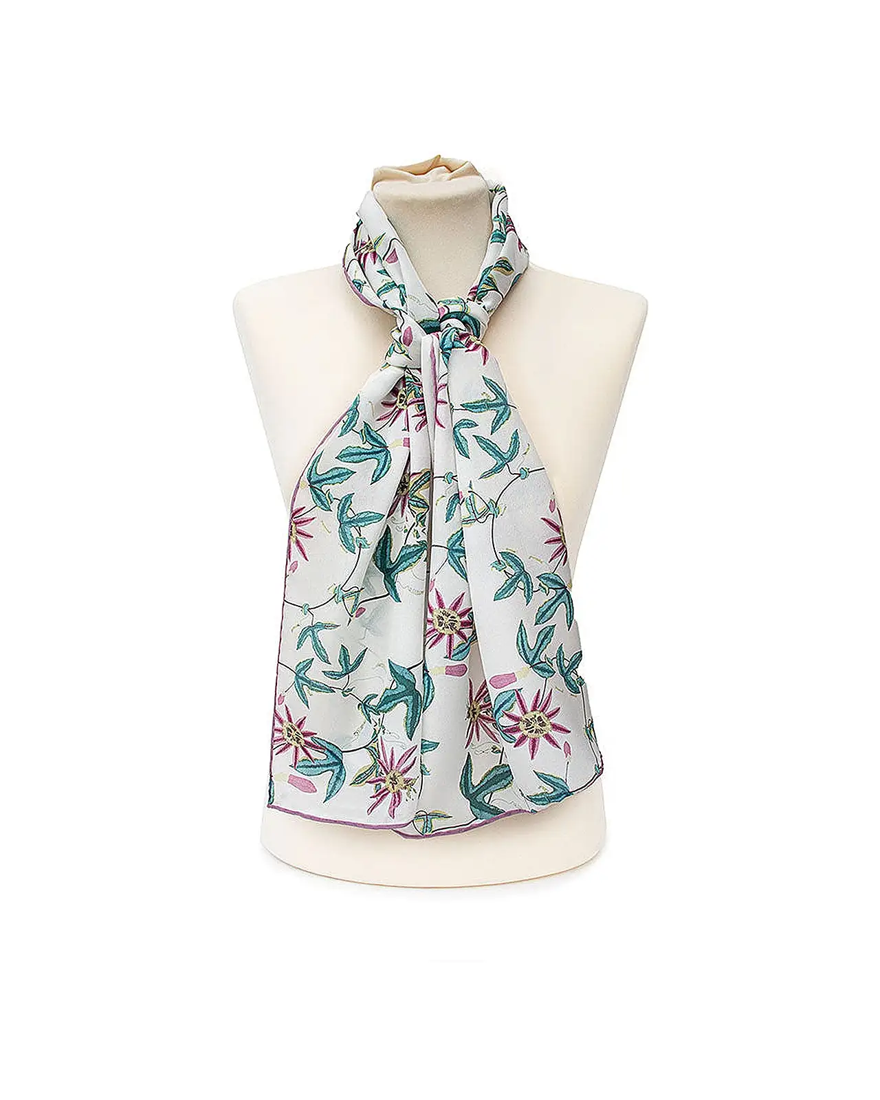 Scarves Fox and Chave Passiflora Crêpe De Chine Scarf £34.00