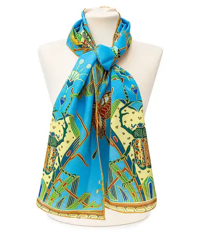Scarves Fox and Chave Ornate Dresser Crêpe De Chine Scarf £34.00