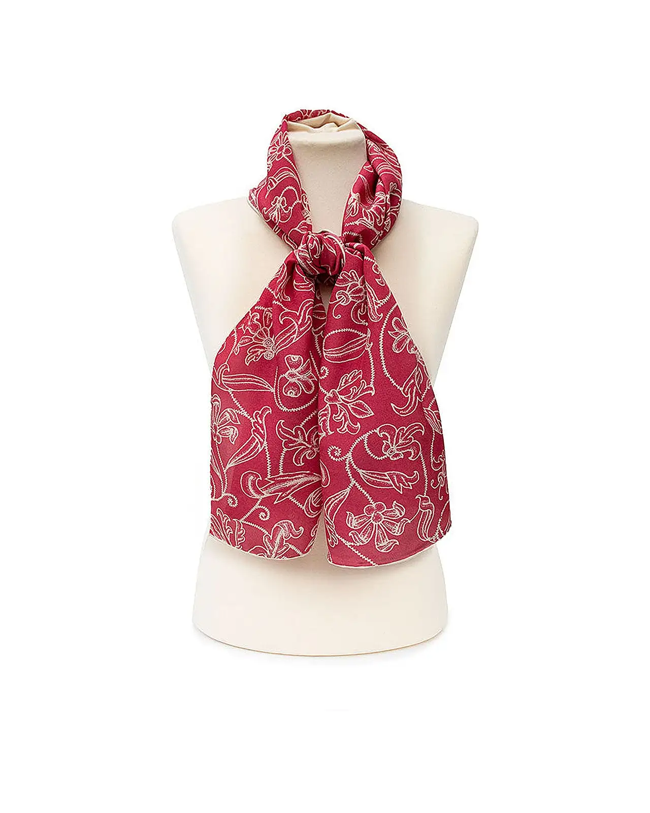 Scarves Fox and Chave Curtain Textile Crêpe De Chine Scarf £34.00