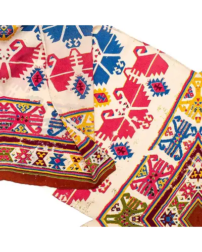 Scarves Fox and Chave Kilim Multi Crêpe De Chine Scarf £34.00