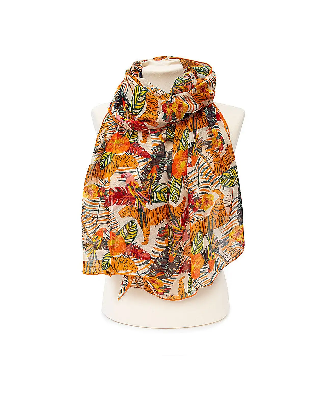 Scarves Fox and Chave Tiger Modal Scarf £19.00
