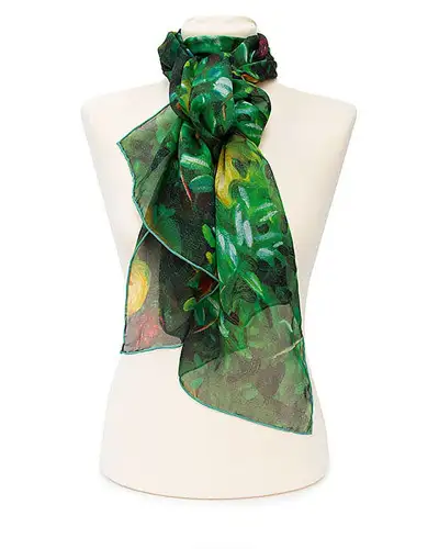 Scarves Fox and Chave John Singer Sargent Pomegranate Chiffon Scarf £52.00