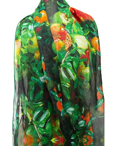 Scarves Fox and Chave John Singer Sargent Pomegranate Chiffon Scarf £52.00