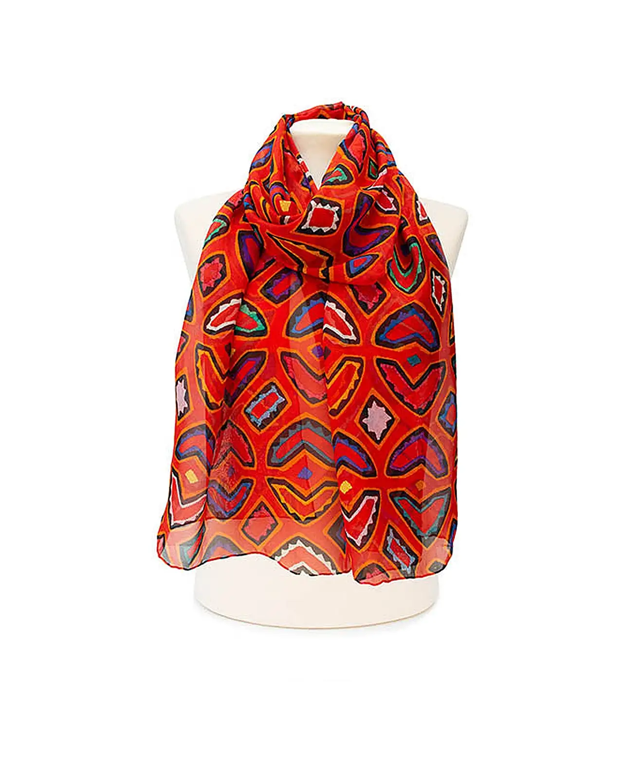 Scarves Fox and Chave Mola Butterflies Chiffon Scarf £52.00