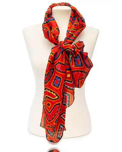 Scarves Fox and Chave Mola Butterflies Chiffon Scarf £52.00