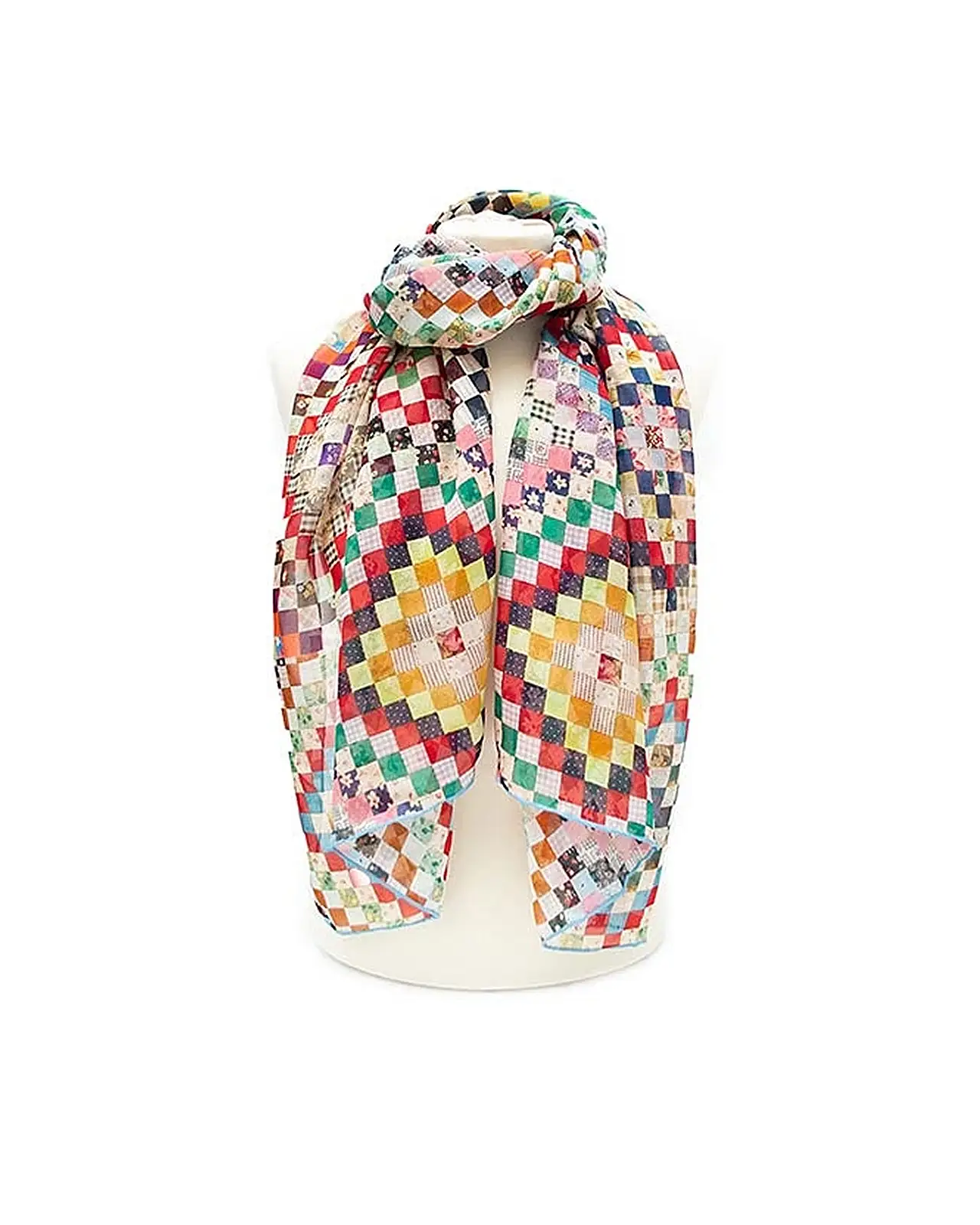 Scarves Fox and Chave Traditional Quilt Chiffon Scarf £52.00