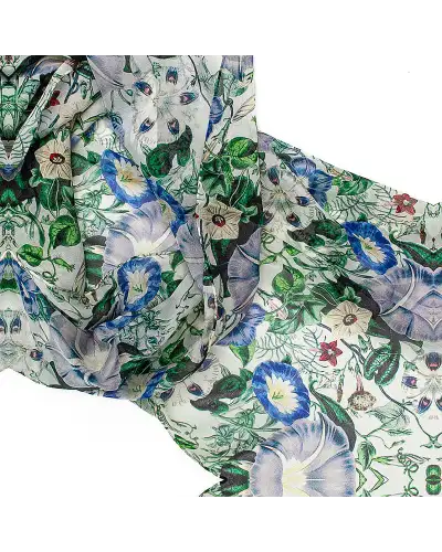 Scarves Fox and Chave Morning Glory Silk Chiffon Scarf £39.00