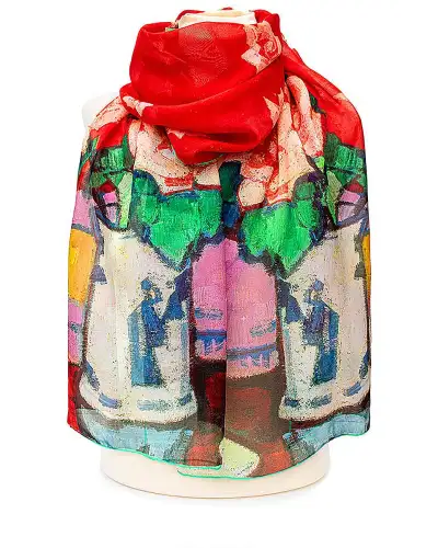 Scarves Fox and Chave Peploe Roses Chiffon Scarf £52.00