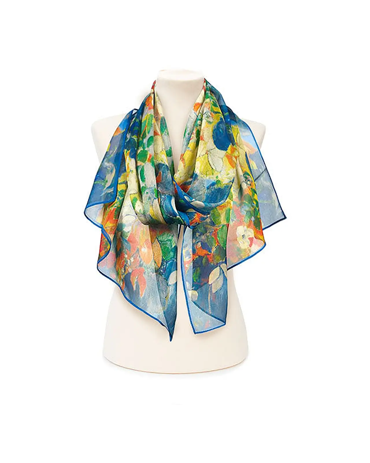 Scarves Fox and Chave Gauguin Flowers Chiffon Scarf £52.00