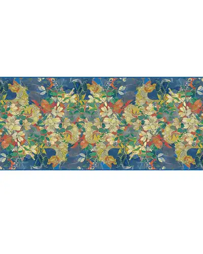 Scarves Fox and Chave Gauguin Flowers Chiffon Scarf £52.00