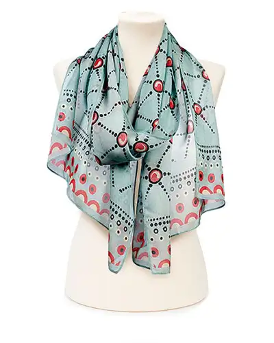 Scarves Fox and Chave Cressida Bell Silk Chiffon Scarf £52.00