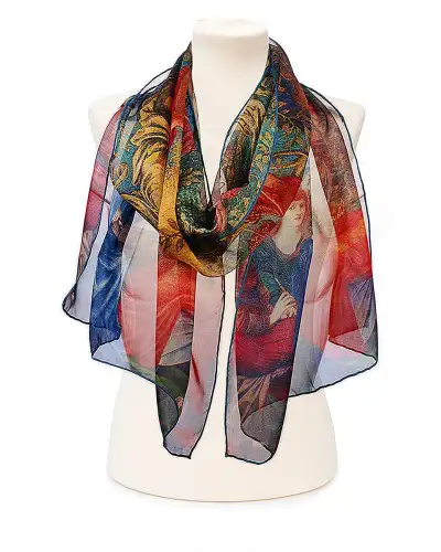 Scarves Fox and Chave Burne Jones Laus Veneris Chiffon Scarf £52.00