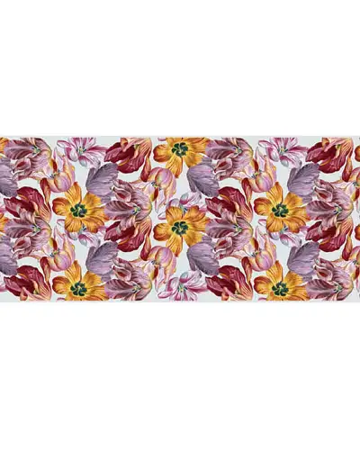 Scarves Fox and Chave Dutch Tulips Chiffon Scarf £52.00