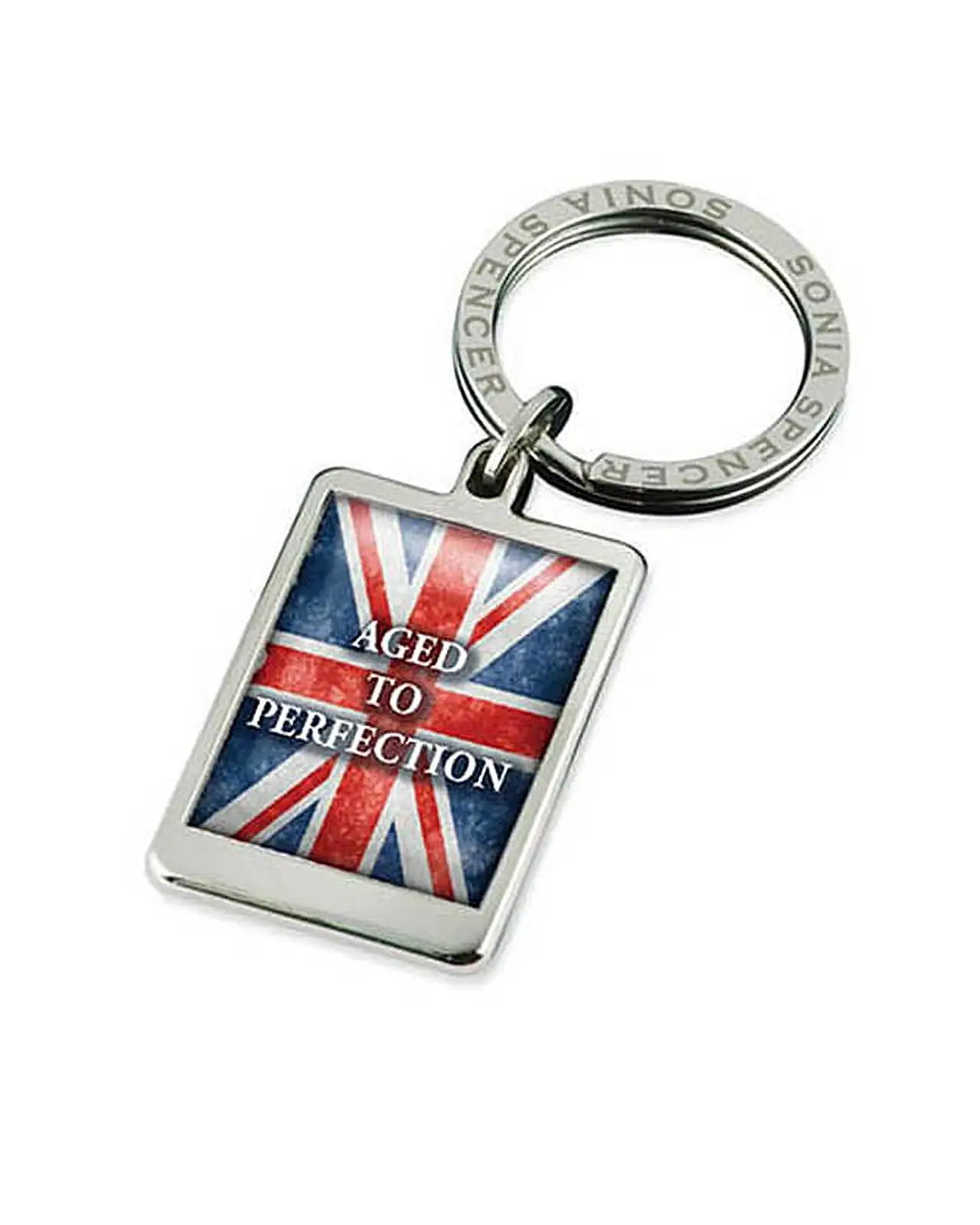 Key Rings Fox and Chave Aged To Perfection Flag Keyring £18.00
