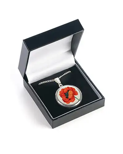 Pendants Fox and Chave Remembrance Poppy Pendant £23.00