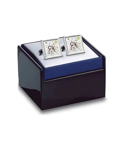 Others Fox and Chave Kandinsky Grey Square Cufflinks £29.00