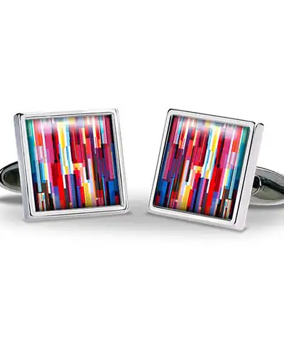 Others Fox and Chave Colour Bars Cufflinks £29.00