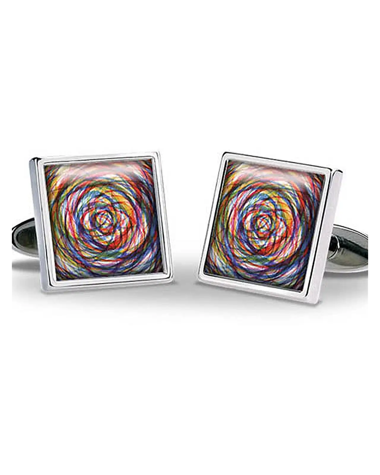 Others Fox and Chave Colour Swirl Cufflinks £29.00