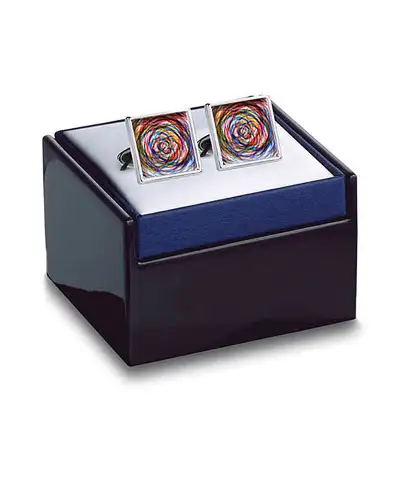 Others Fox and Chave Colour Swirl Cufflinks £29.00
