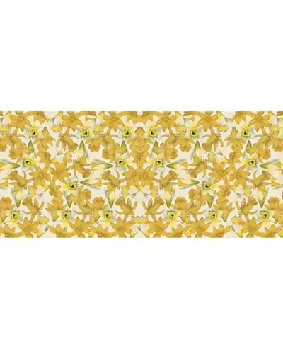 Scarves Fox and Chave Daffodils Habotai Scarf £42.00