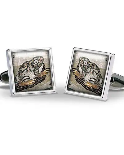 Others Fox and Chave Byzantine Mosaic Frog Cufflinks £29.00