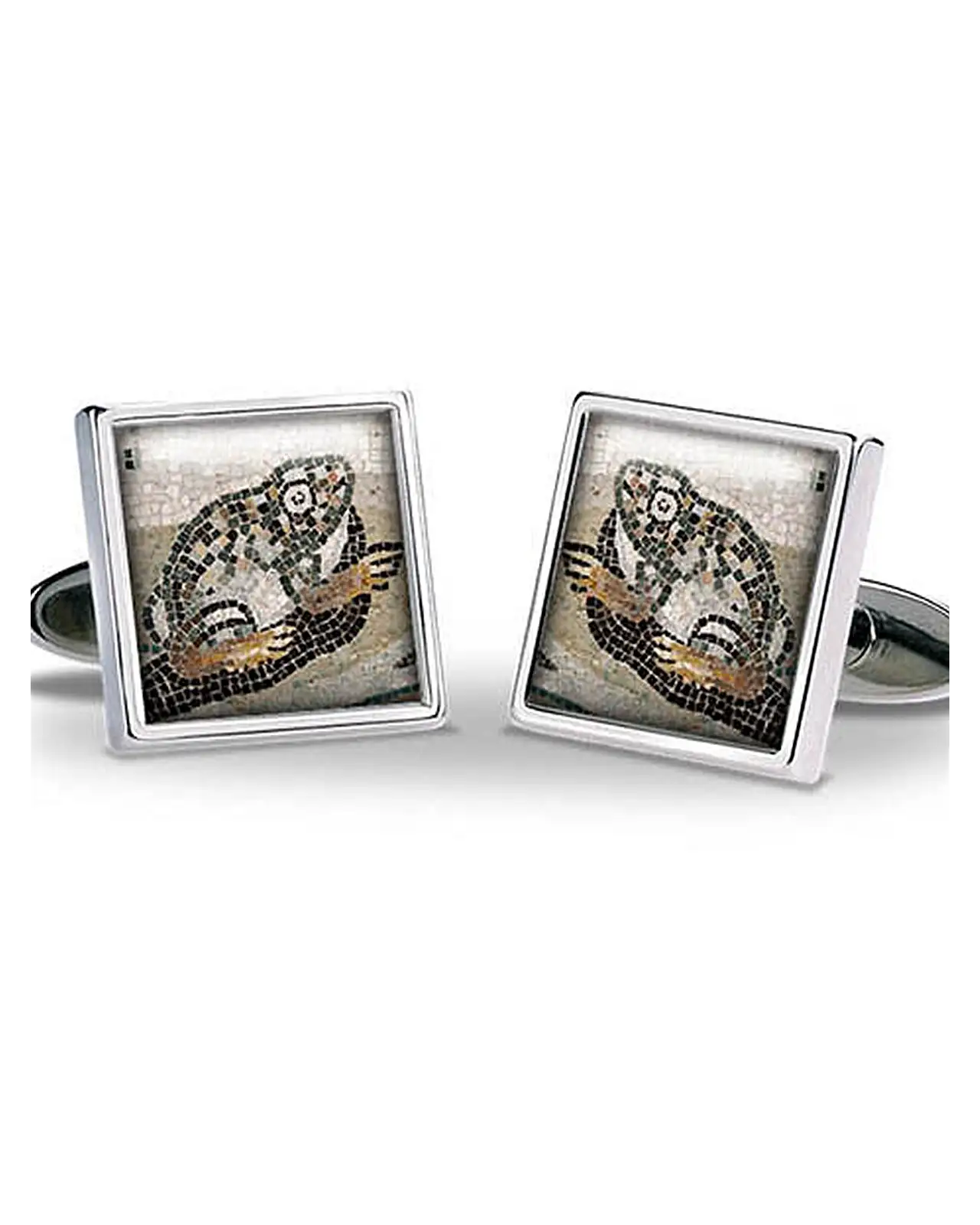Others Fox and Chave Byzantine Mosaic Frog Cufflinks £29.00