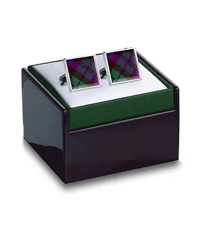Others Fox and Chave Tartan Black Watch Cufflinks £29.00