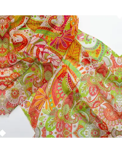 Scarves Fox and Chave Indian Bright Modal Scarf £19.00