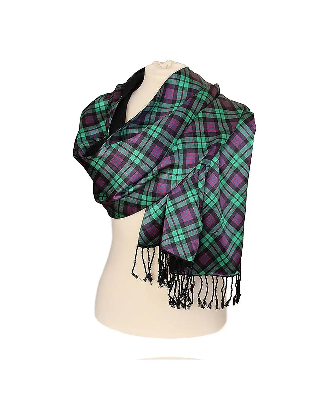 Scarves Fox and Chave Tartan Poshmina Stole £116.00