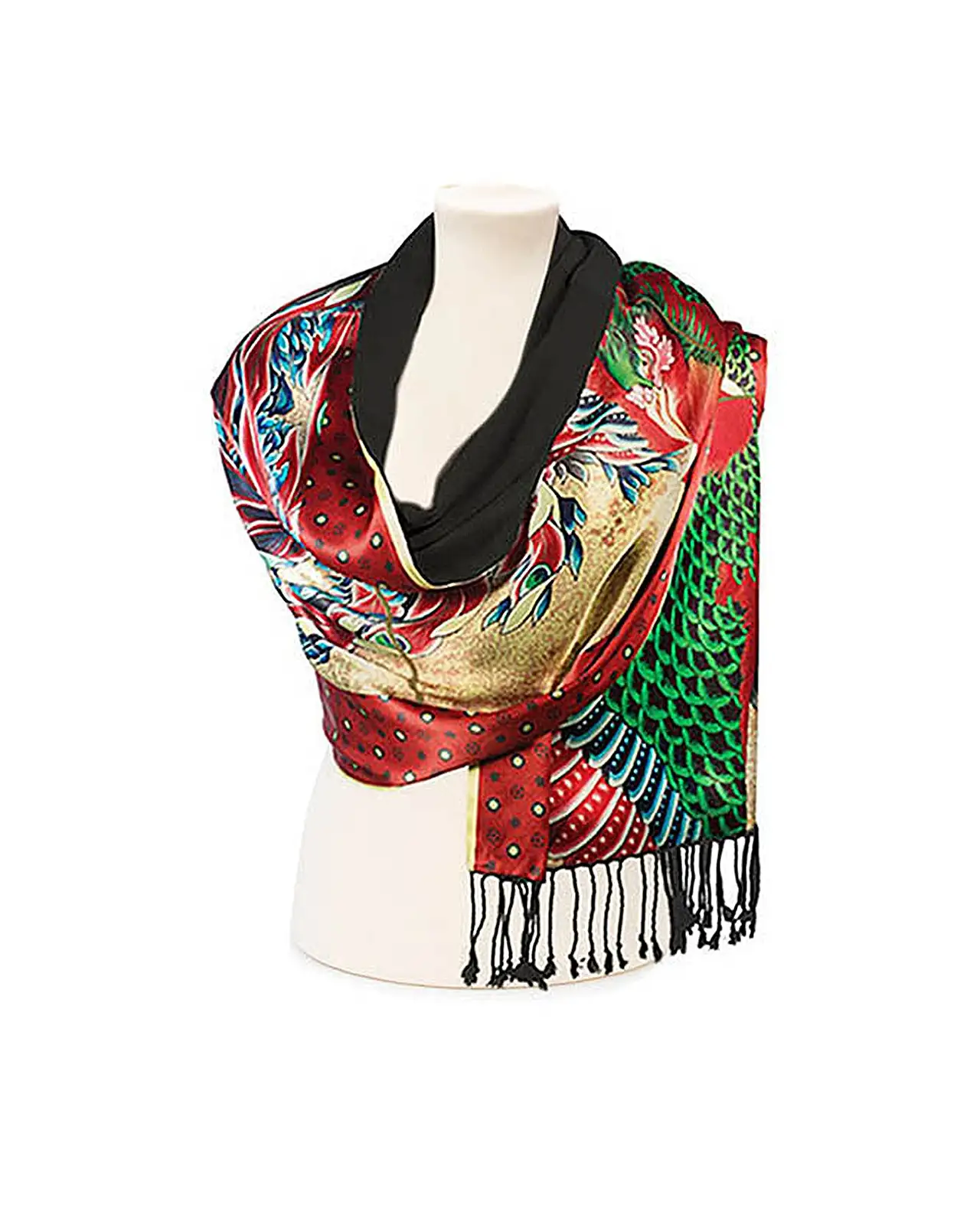 Scarves Fox and Chave Hokusai Phoenix Poshmina Stole £116.00