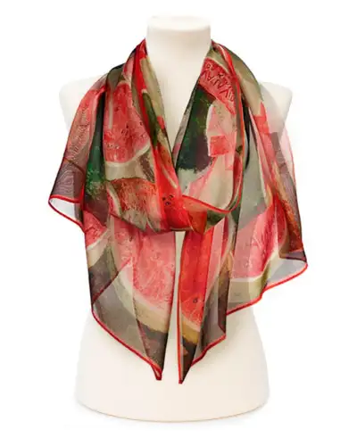 Scarves Fox and Chave Frida Kahlo Chiffon Scarf £52.00