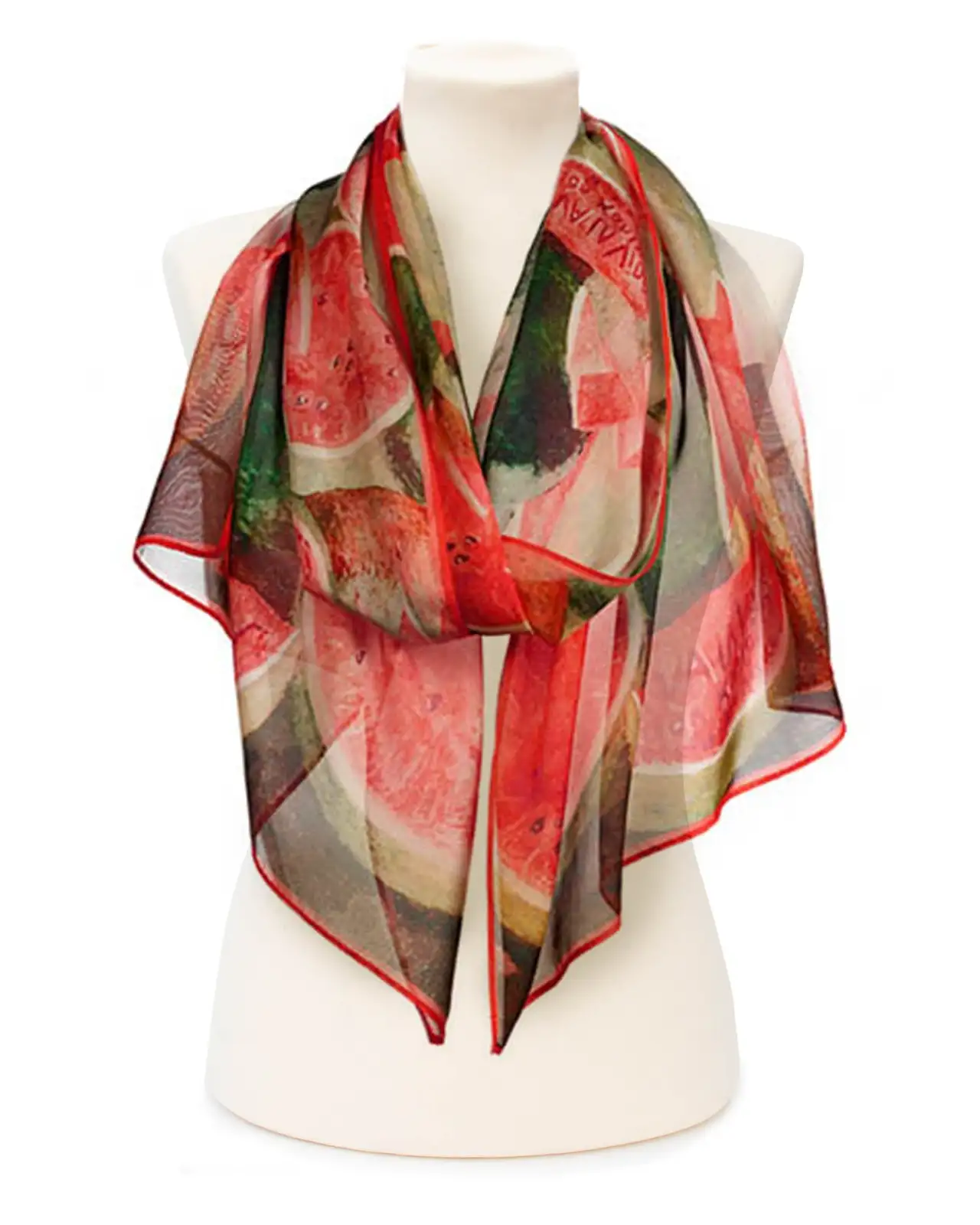 Scarves Fox and Chave Frida Kahlo Chiffon Scarf £52.00