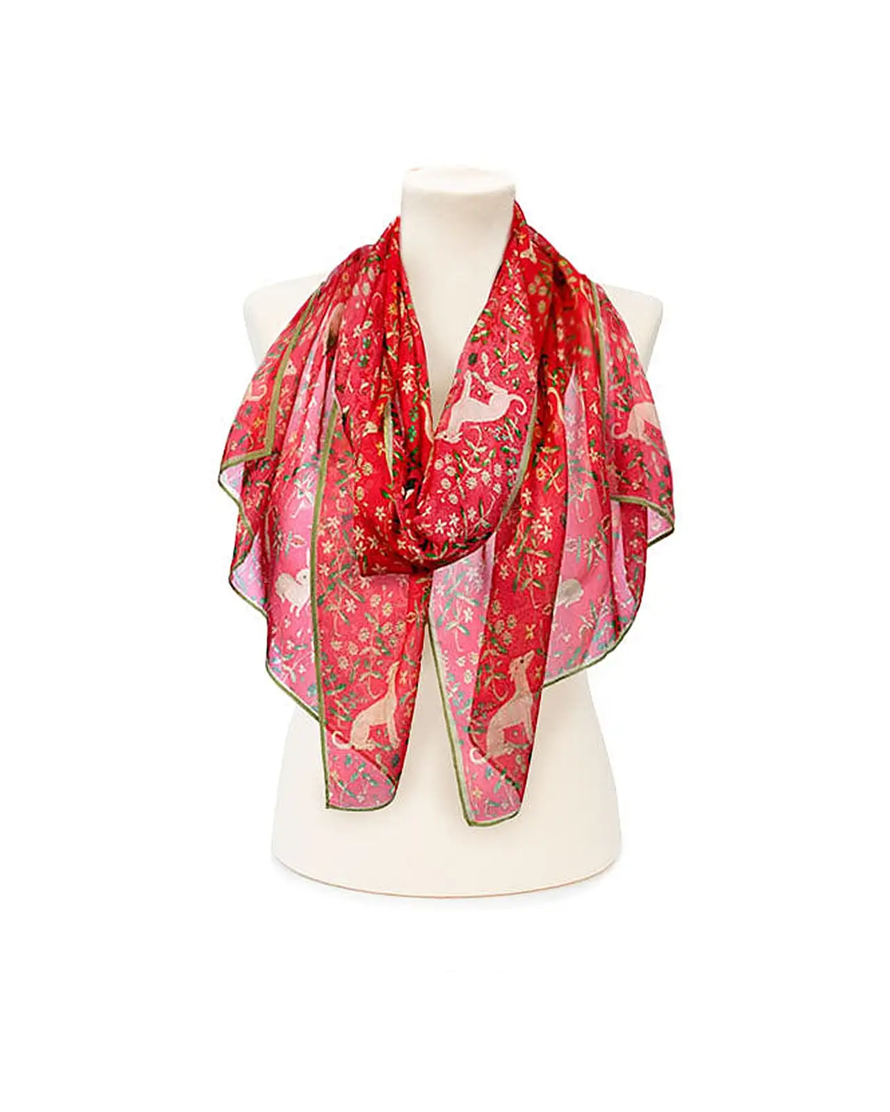 Scarves Fox and Chave Cluny Tapestry Chiffon Scarf £52.00