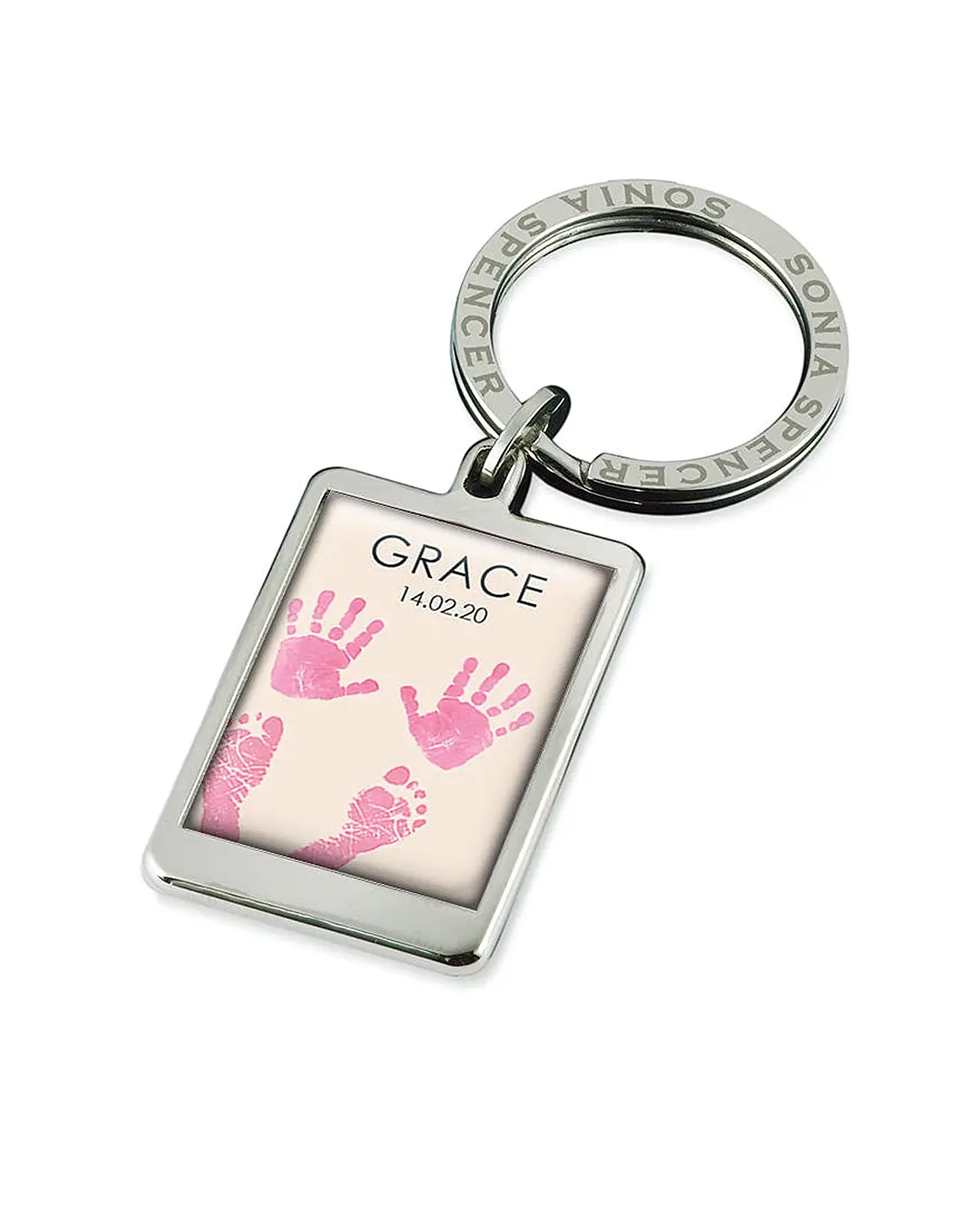Key Rings Fox and Chave Baby Hands and Feet Keyring £23.00