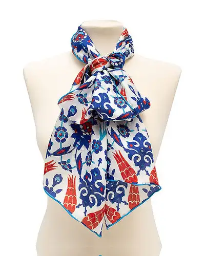 Scarves Fox and Chave Islamic Starburst Silk Habotai Scarf £42.00