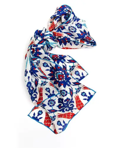 Scarves Fox and Chave Islamic Starburst Silk Habotai Scarf £42.00